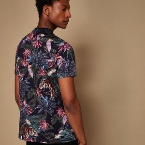 Ted Baker | Crew Neck T-shirt Tiger Print